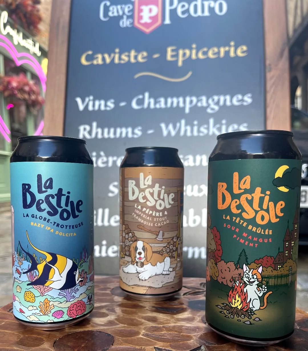 Sélection de vins à La Cave de Pedro
